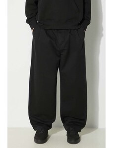 Carhartt WIP pantaloni in cotone Marv Pant colore nero I033129.8906