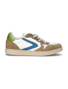 VALSPORT Sneaker uomo bianca/marrone/azzurra/verde in suede SNEAKERS