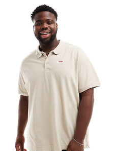Levi's Big & Tall - Polo color cuoio con logo piccolo-Marrone