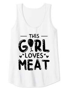 This Girl Loves Meat Barbecue Donna Questa ragazza ama la carne Canotta
