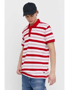 Tommy Jeans polo in cotone colore rosso DM0DM18921