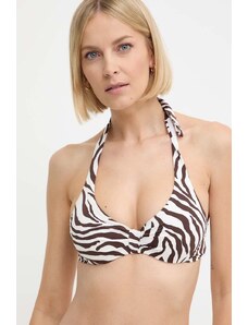 Max Mara Beachwear top bikini colore marrone 2416821279600