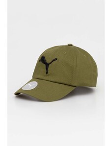 Puma berretto da baseball in cotone colore verde con applicazione 024587