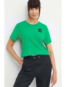 The North Face t-shirt in cotone donna colore verde NF0A87NBPO81