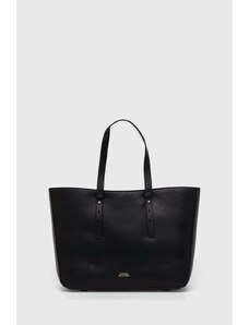 Tommy Hilfiger borsa a mano in pelle colore nero AW0AW15990