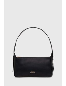 Tommy Hilfiger borsa a mano in pelle colore nero AW0AW15995