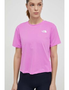 The North Face maglietta da sport Flex Circuit colore rosa NF0A87JVQIX1