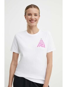 The North Face t-shirt in cotone donna colore bianco NF0A87ESFN41