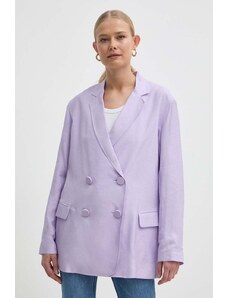 Armani Exchange giacca colore violetto 3DYG39 YN9RZ