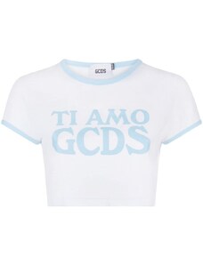 Gcds T-shirt crop Ti Amo