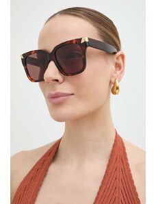 Alexander McQueen occhiali da sole donna colore marrone AM0440S