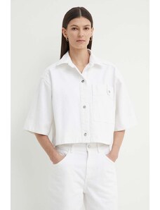 AERON giacca di jeans CATANIA donna colore bianco AW24SSSH159451