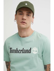 Timberland t-shirt in cotone uomo colore verde TB0A5UPQEW01