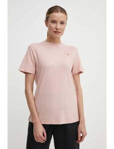 Fjallraven t-shirt Hemp Blend T-shirt donna colore rosa F14600163