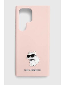 Karl Lagerfeld custodia per telefono S23 Ultra S918 colore rosa