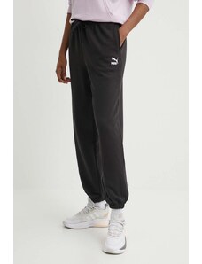 Puma pantaloni da jogging in cotone BETTER CLASSIC colore nero 624233