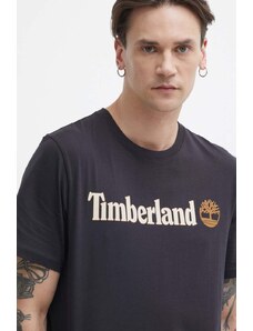 Timberland t-shirt in cotone uomo colore nero TB0A5UPQ0011