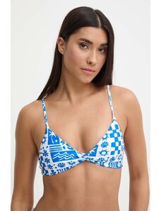 Volcom top bikini colore blu