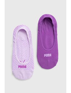Puma calzini pacco da 2 donna colore violetto 938383