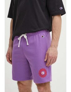 Champion pantaloncini uomo colore violetto 219850