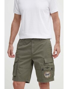 Aeronautica Militare pantaloncini uomo colore verde BE202CT3254