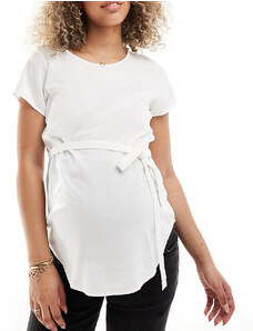 Vero Moda Maternity - T-shirt bianca-Bianco