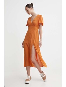 Billabong vestito colore arancione EBJWD00134