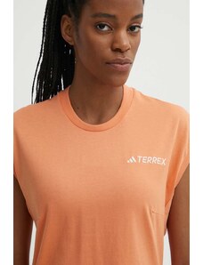 adidas TERREX t-shirt Xploric Logo donna colore arancione IN4622