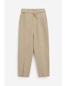 LEMAIRE Pantalone LOOSE CHINO in cotone beige