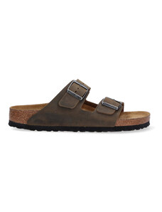 Birkenstock Arizona pelle oliata verde
