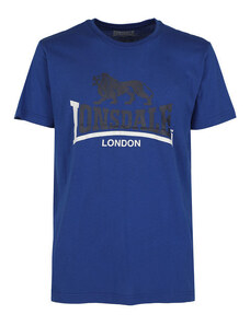 Lonsdale T-shirt Uomo In Cotone Con Stampa Manica Corta Blu Taglia M