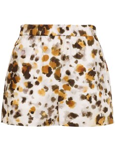 MSGM Short STAMPA "WATERCOLOR LEOPARD"