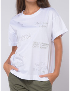 t Shirt da donna Nenette con scritte e applicazioni