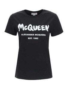 Alexander Mcqueen Cotton Logo T-Shirt