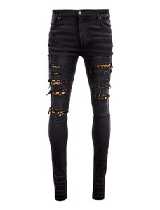 Amiri Leopard Denim Jeans