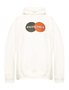 Balenciaga Logo Hooded Sweatshirt
