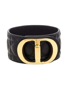 Dior Logo Cannage Leather Bracelet