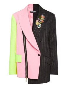 Dolce & Gabbana Double-Breasted Patchwork Jacket