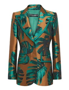 Dolce & Gabbana Lamè Philodendron Jacquard Jacket