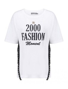 Dolce & Gabbana Lacing Detailed T-Shirt