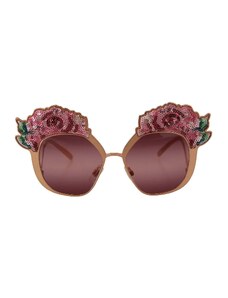 Dolce & Gabbana Rose Sequin Sunglasses