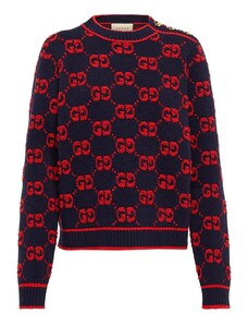 Gucci GG Wool Bouclé Jacquard Sweater