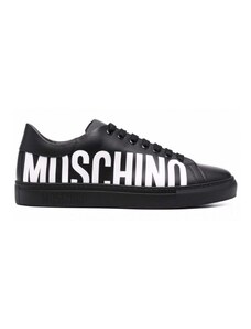 Moschino Couture Logo Leather Sneakers