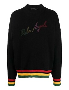 Palm Angels Logo Cashmere Sweater