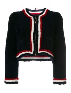 Thom Browne Dyed Shearling Jacket