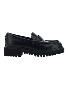 Valentino Garavani Leather Rockstud Loafers