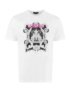Versace Cotton Printed T-Shirt