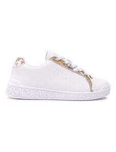 Versace Jeans Couture Logo Leather Sneakers