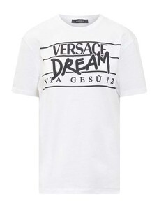 Versace Logo Cotton T-Shirt