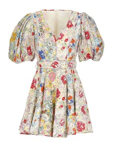 Zimmermann Printed Linen Mini Dress